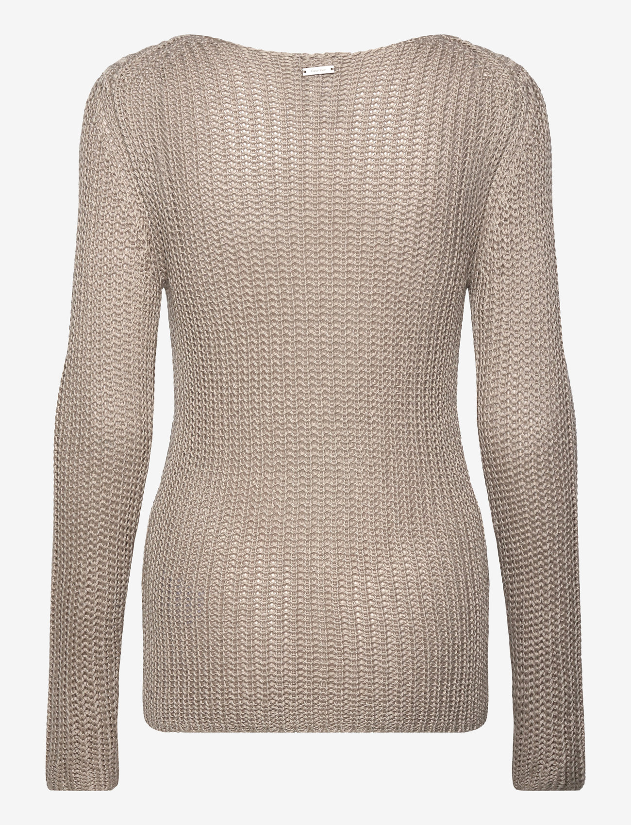 Calvin Klein - SILK BLEND RELAXED SWTR - autumn clothing - silver lining - 1