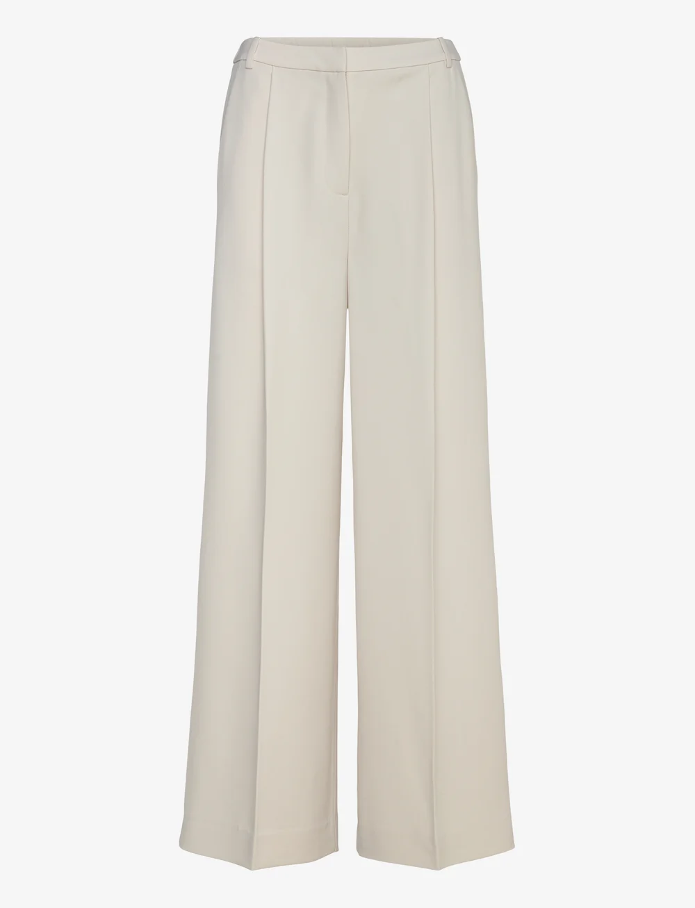 Calvin Klein - TRAVEL TWILL WIDE LEG PANT - formell - chalk - 1