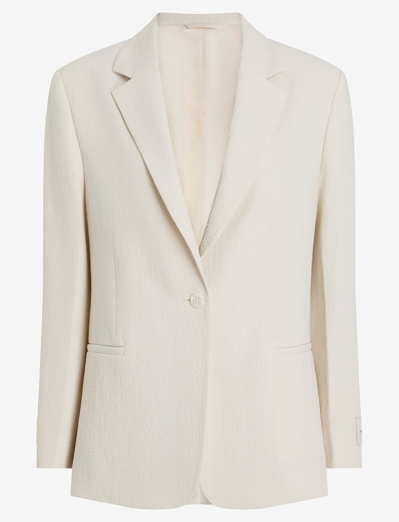 Calvin Klein - SOFT SEERSUCKER BLAZER - chalk - 1