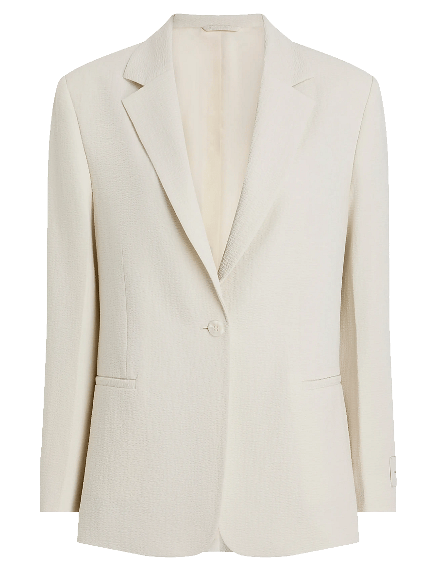 Calvin Klein - SOFT SEERSUCKER BLAZER - chalk - 1