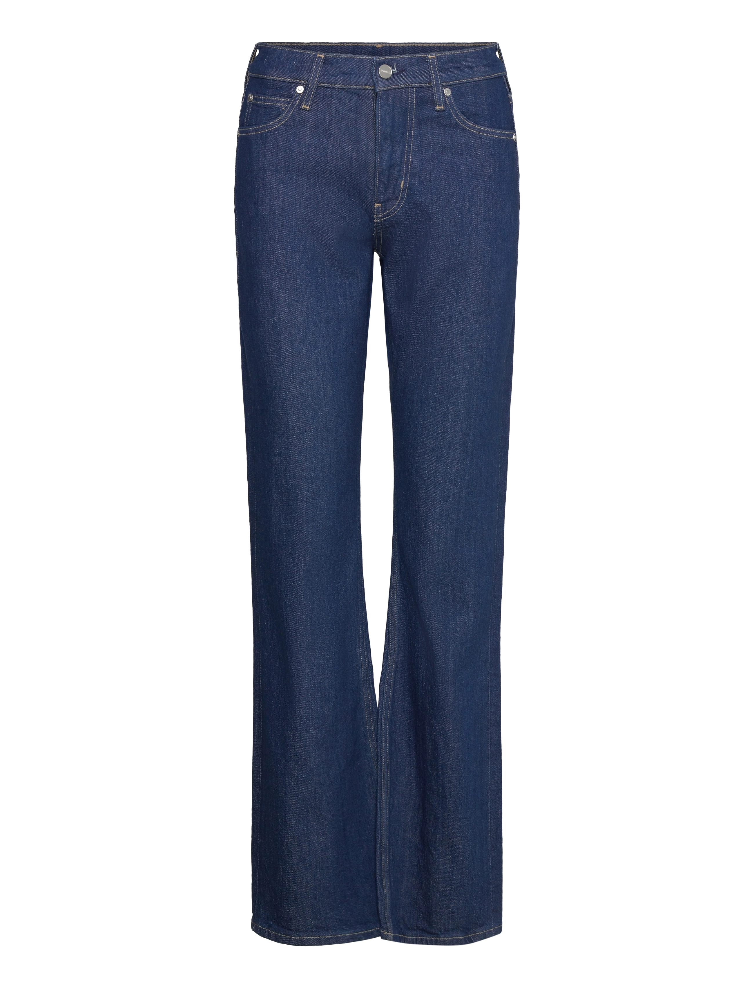 Calvin Klein MR RELAXED FLARE BRILLIANT BLUE - Jeans - DENIM RINSE / blue
