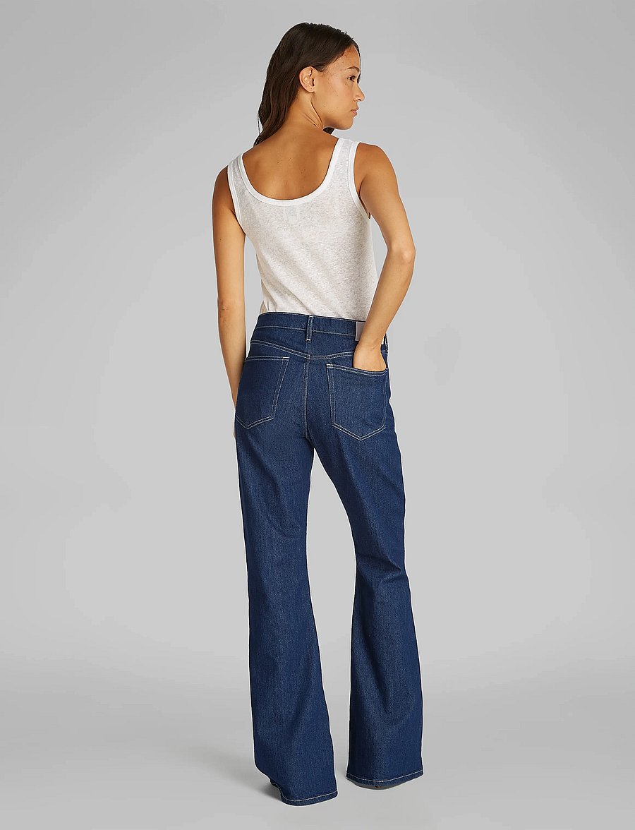 Calvin Klein - MR RELAXED FLARE BRILLIANT BLUE - schlaghosen - denim rinse - 3