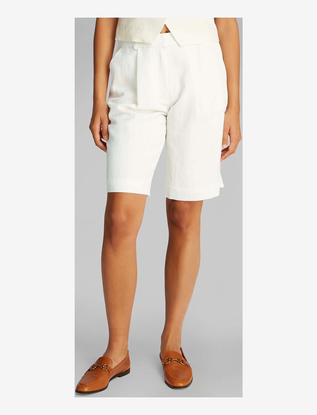 Calvin Klein - TECH TEXTURE SHORTS - bermudashorts - tofu - 0