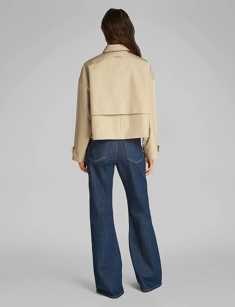 Calvin Klein - COTTON TWILL TRENCH JACKET - starfish - 3