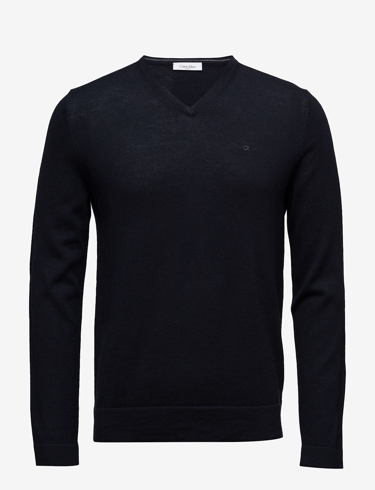Calvin Klein - SMITH V-NECK, 001, L - roma - 0