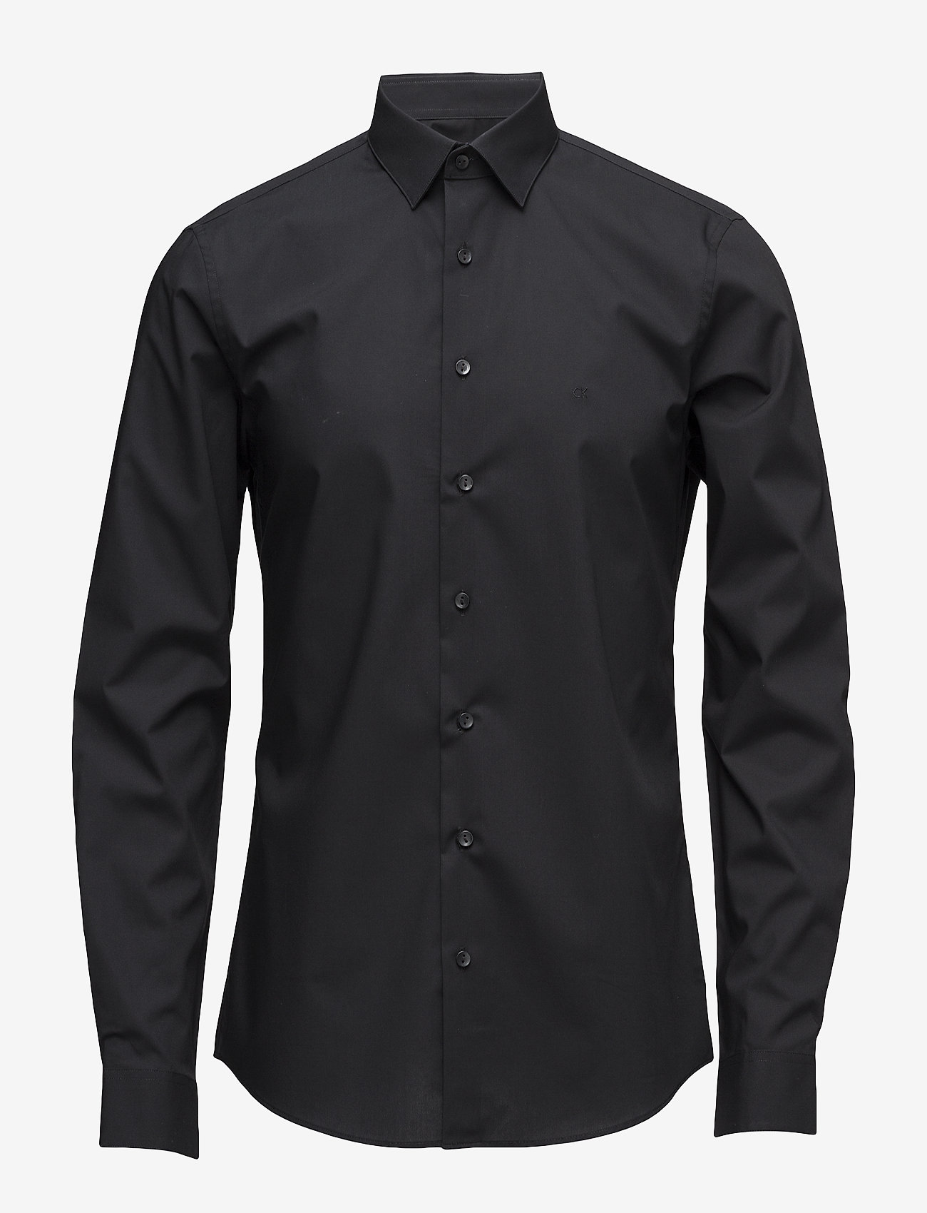 2PLY POPLIN STRETCH - BLACK