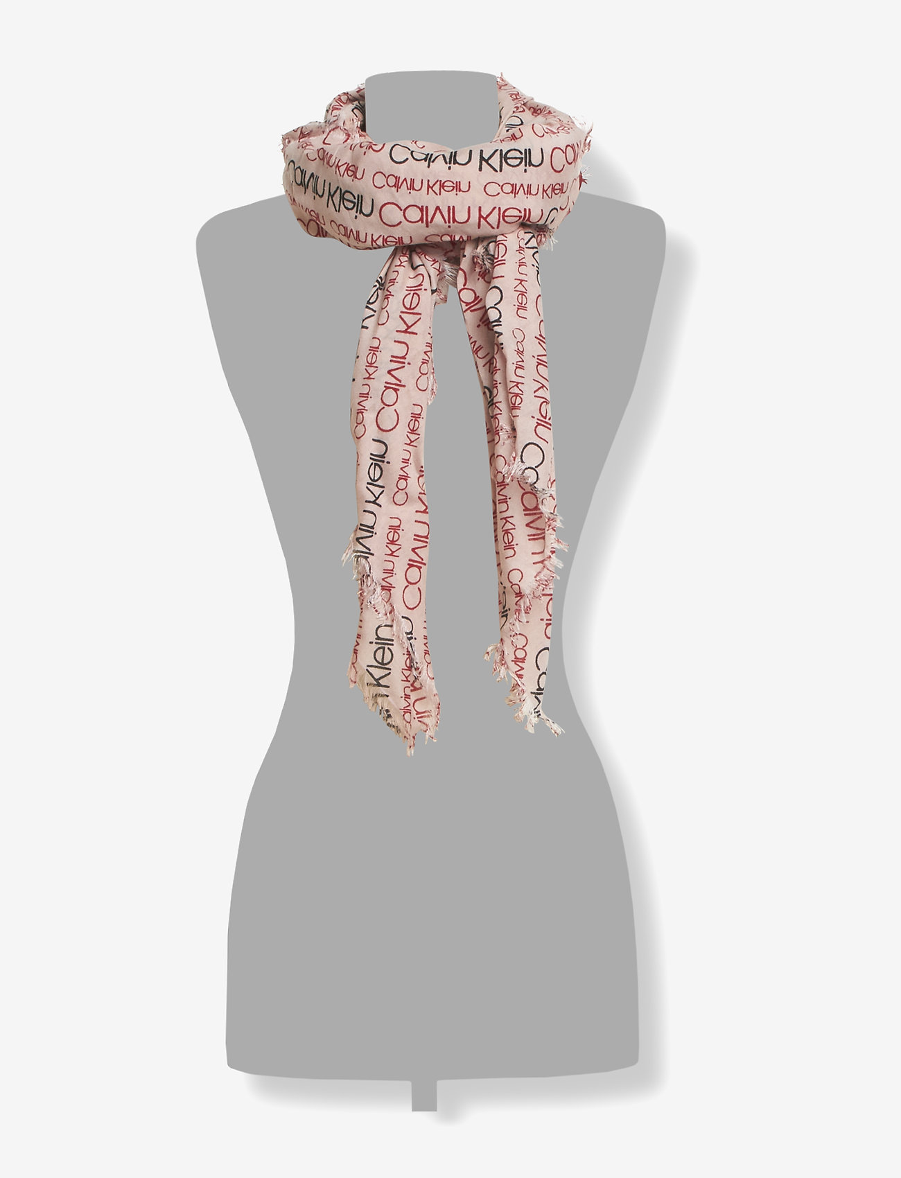 Calvin Klein - LOGO SCARF W - dark red - 1