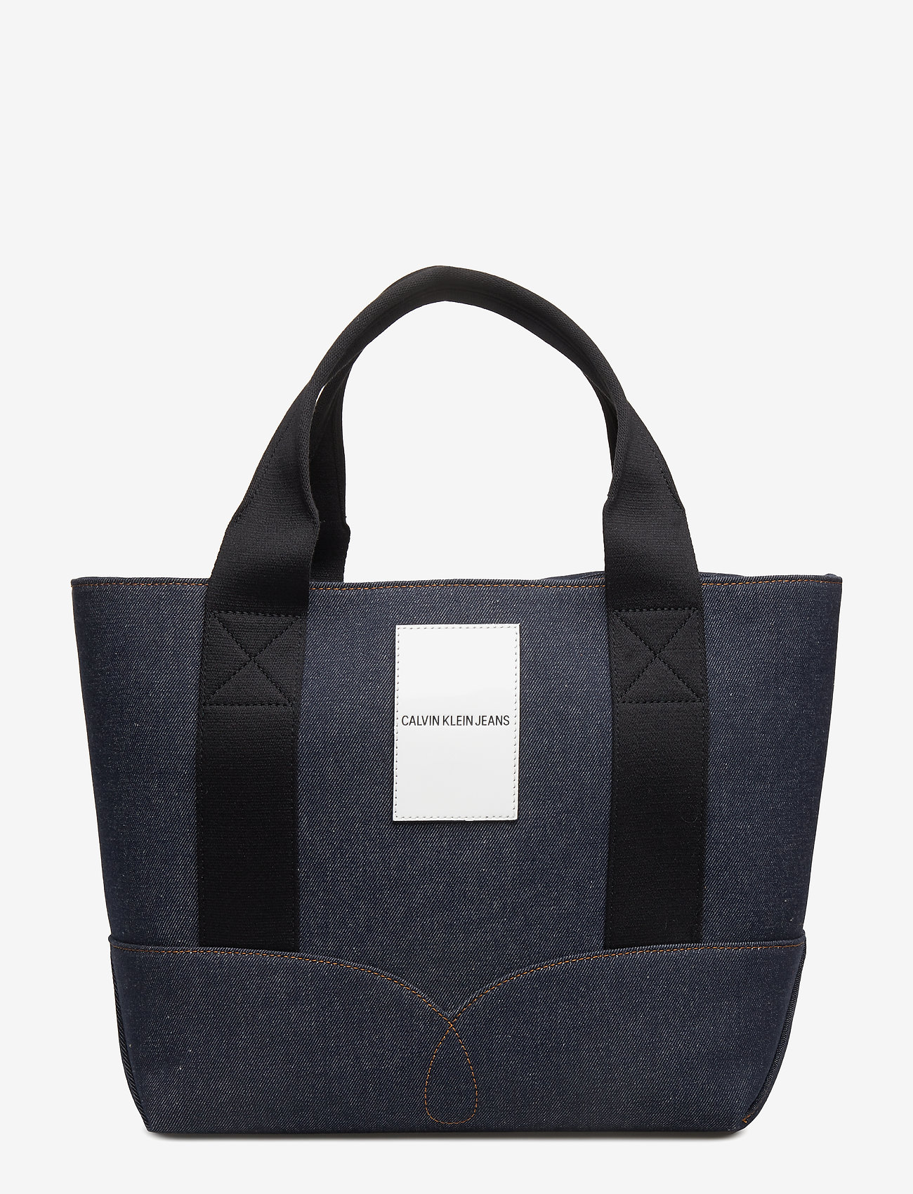 Calvin Klein - DENIM OMEGA TOTE 30 - blue denim - 0
