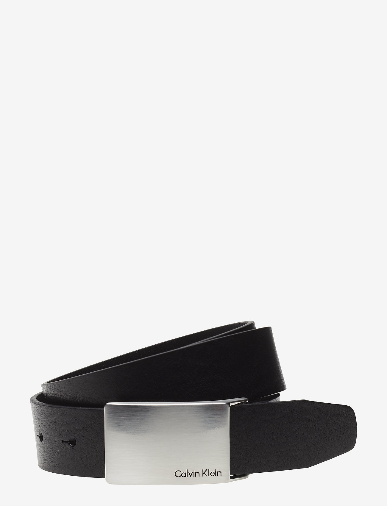 Calvin Klein - MINO PLAQUE BELT - black - 0