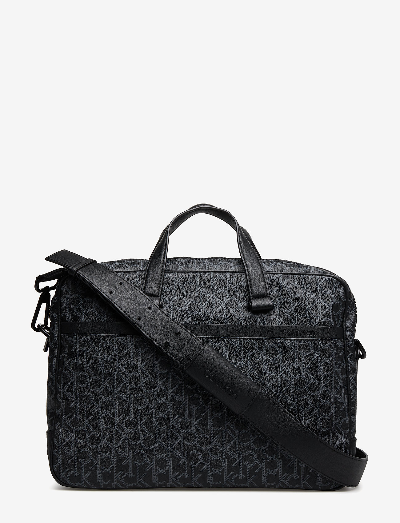 Calvin Klein - CK MONO LAPTOP BAG E - black monogram - 0