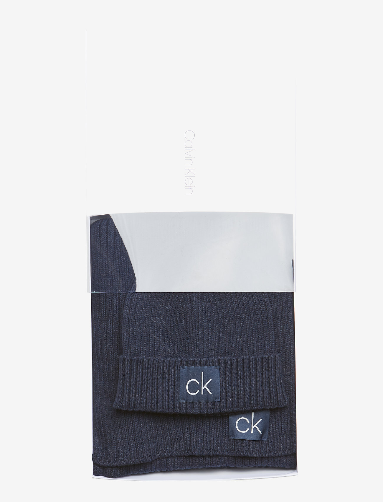 Calvin Klein - BASIC RIB SCARF & BE - dark navy - 5