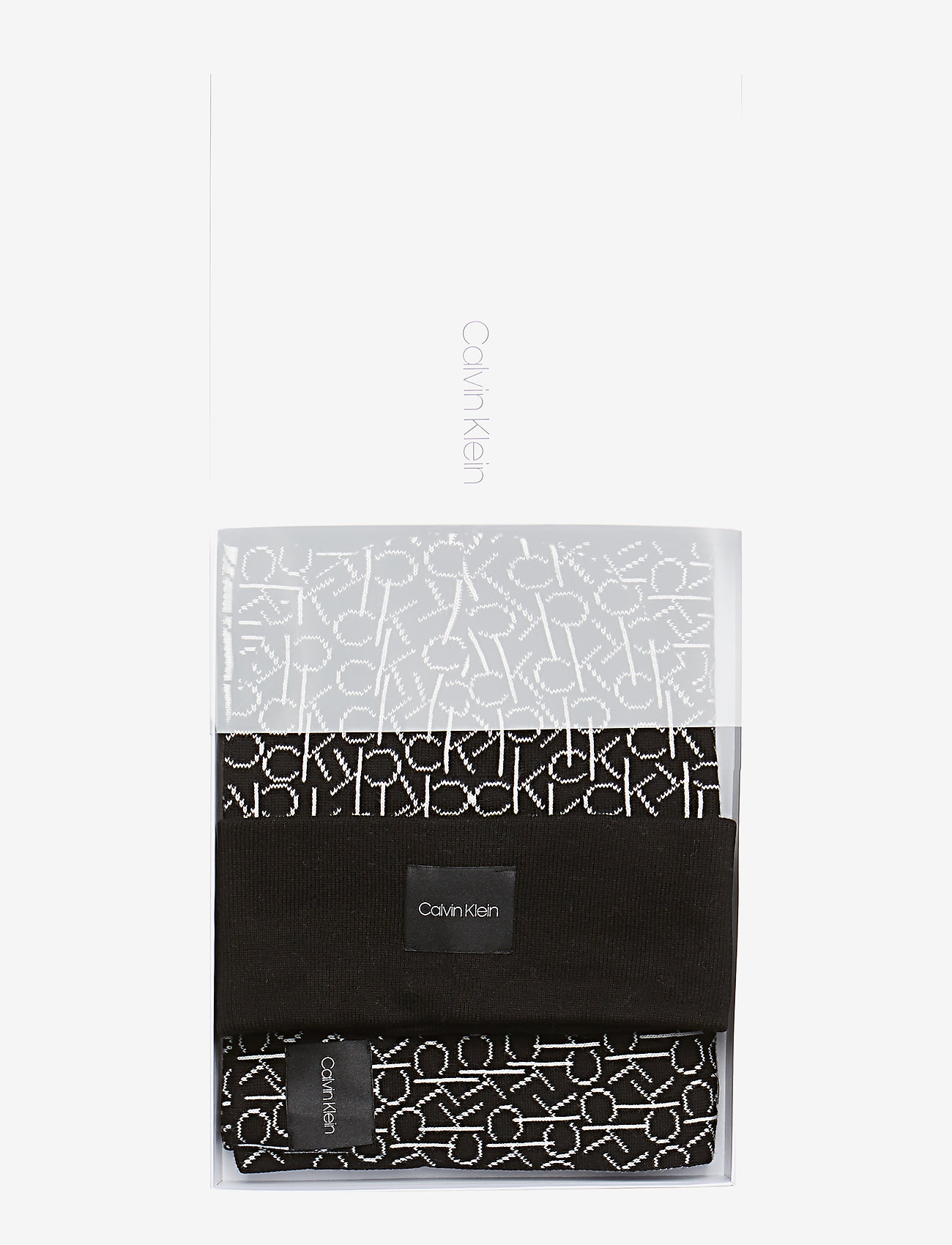 Calvin Klein - CK KNITTED SCARF&BEA - black - 5
