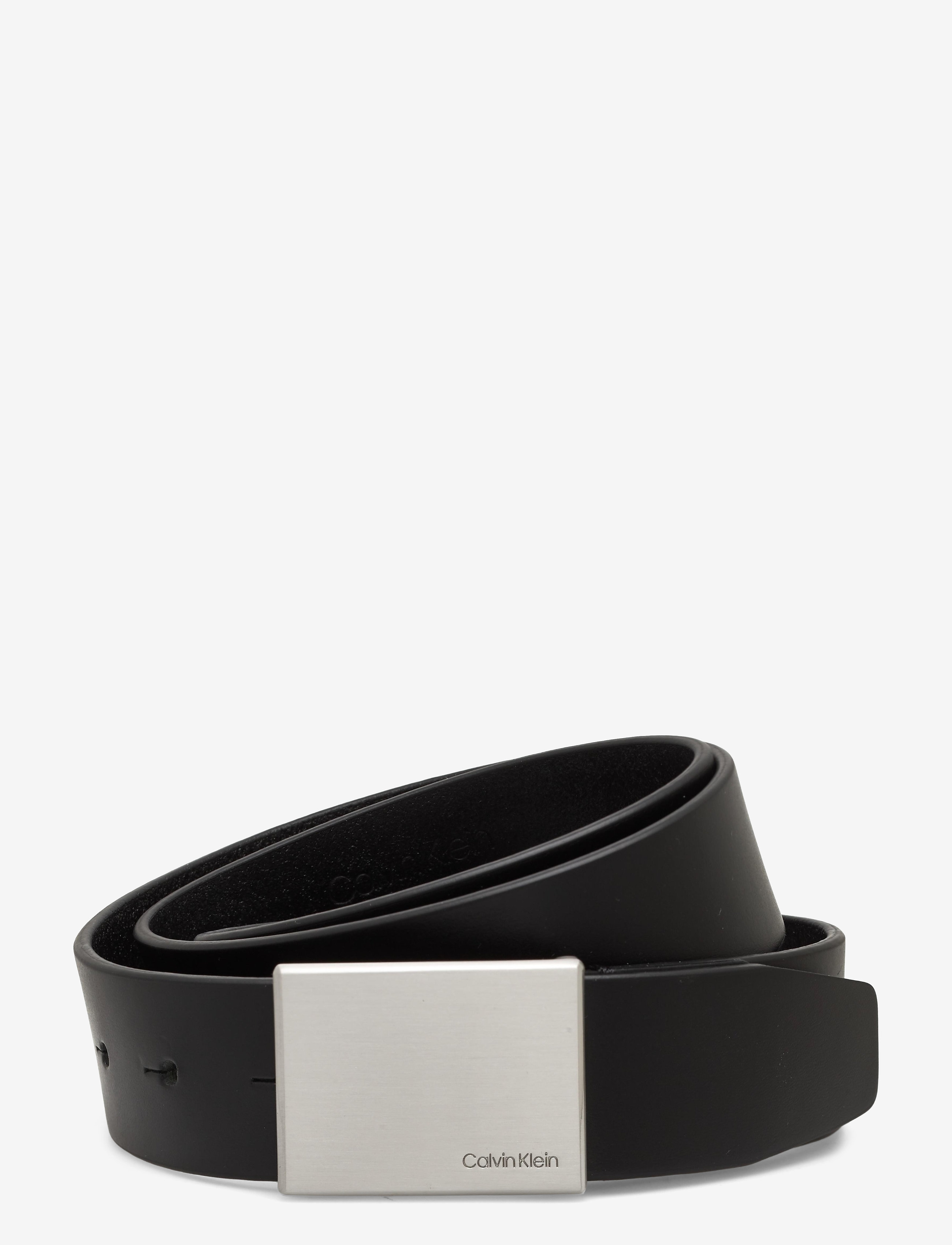 Calvin Klein - FORMAL PLAQUE BELT 3.5CM - black - 1