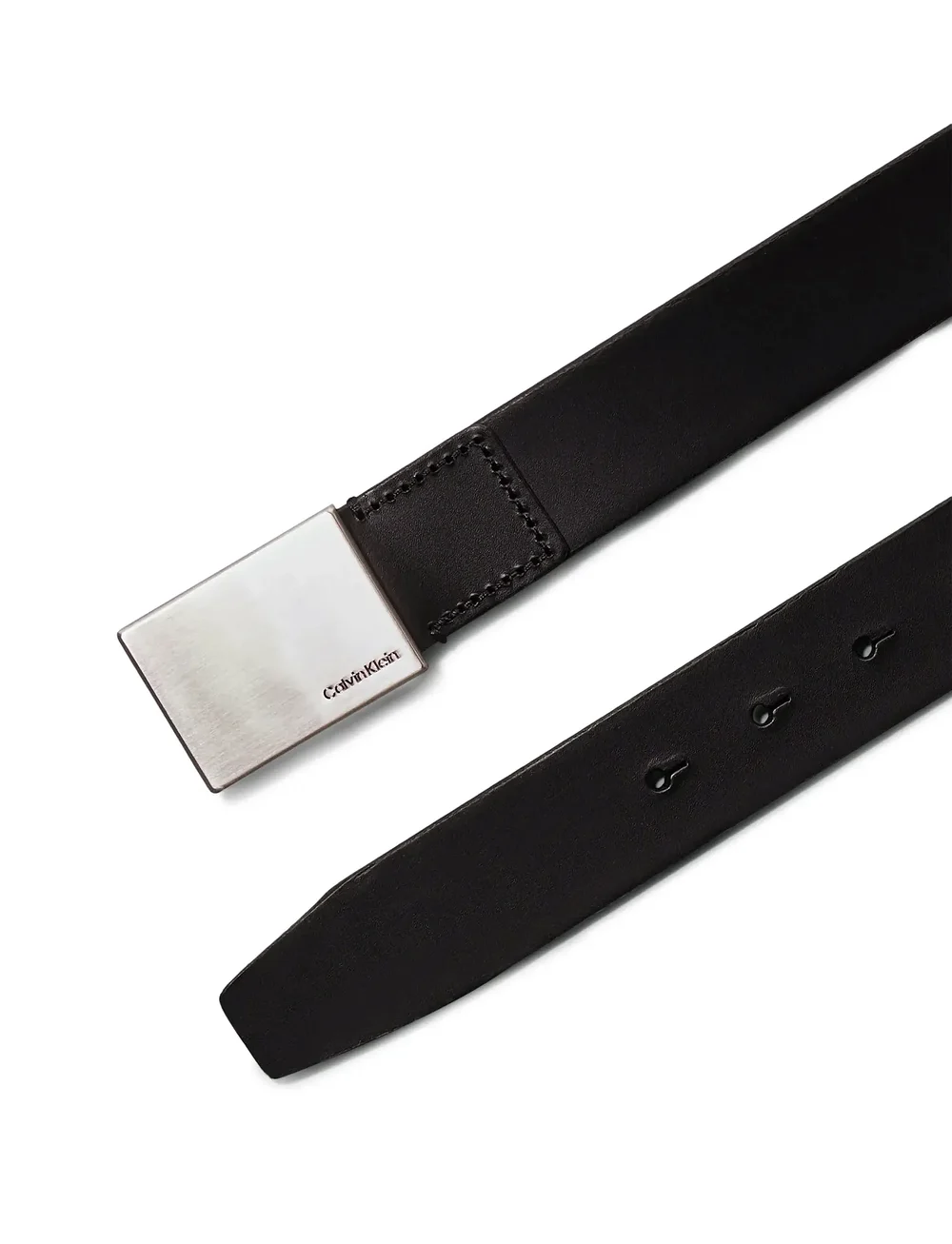 Calvin Klein - FORMAL PLAQUE BELT 3.5CM - classic belts - black - 4