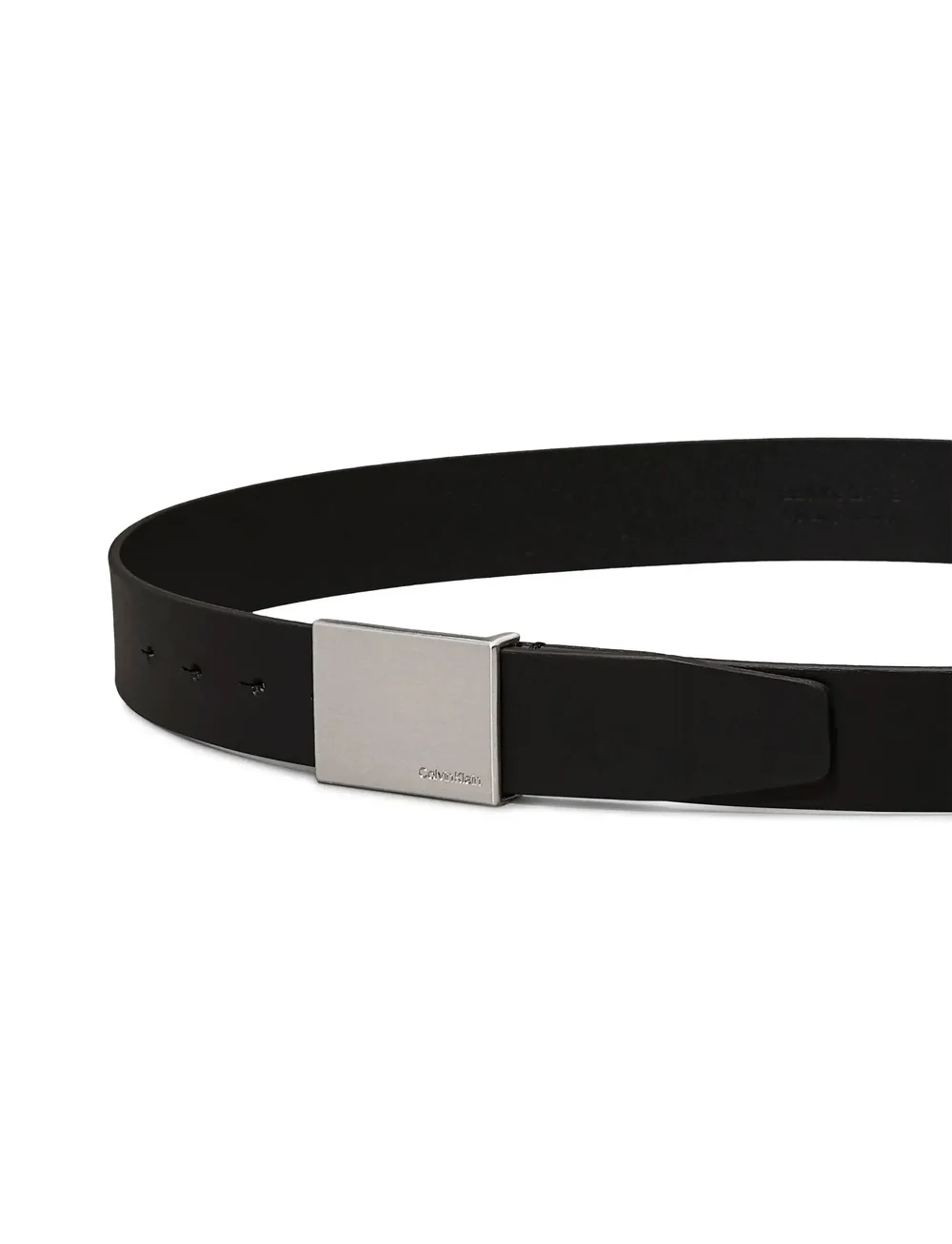 Calvin Klein - FORMAL PLAQUE BELT 3.5CM - classic belts - black - 5