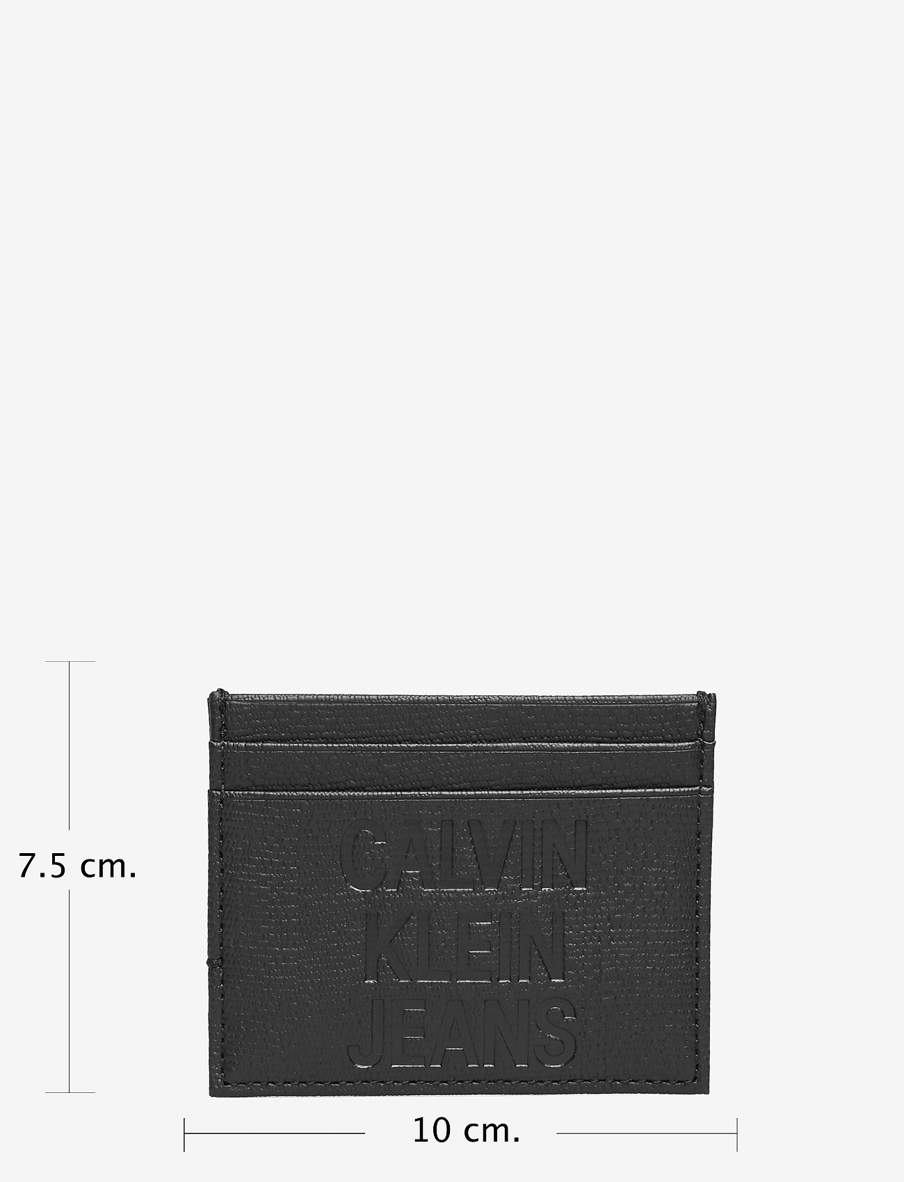 Calvin Klein - COATED LOGO CARDHOLD - ultimate black - 2