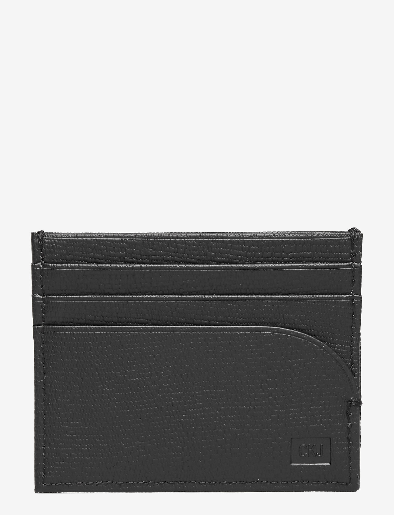 Calvin Klein - COATED LOGO CARDHOLD - ultimate black - 0