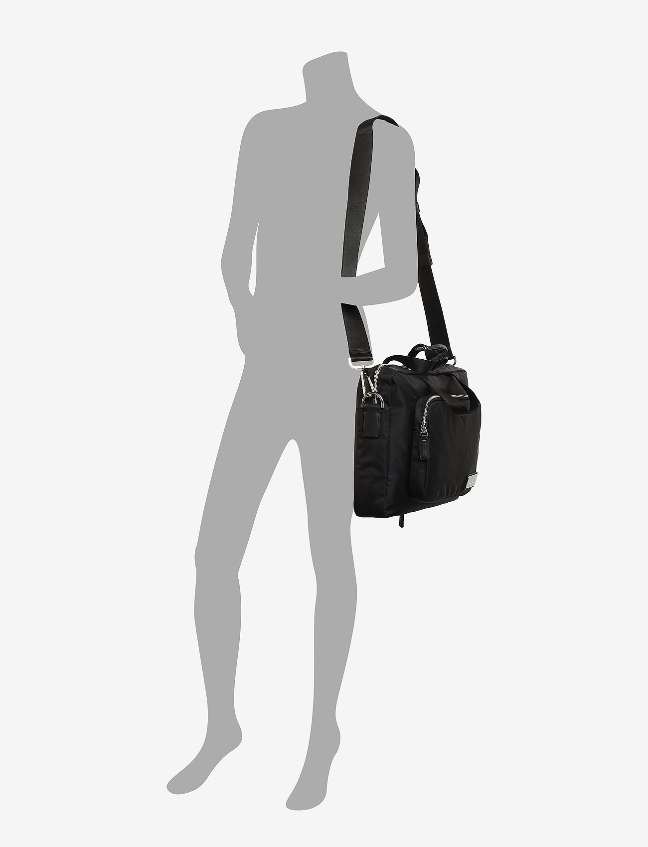 Calvin Klein - PRIMARY SLIM LAPTOP BAG - black - 5