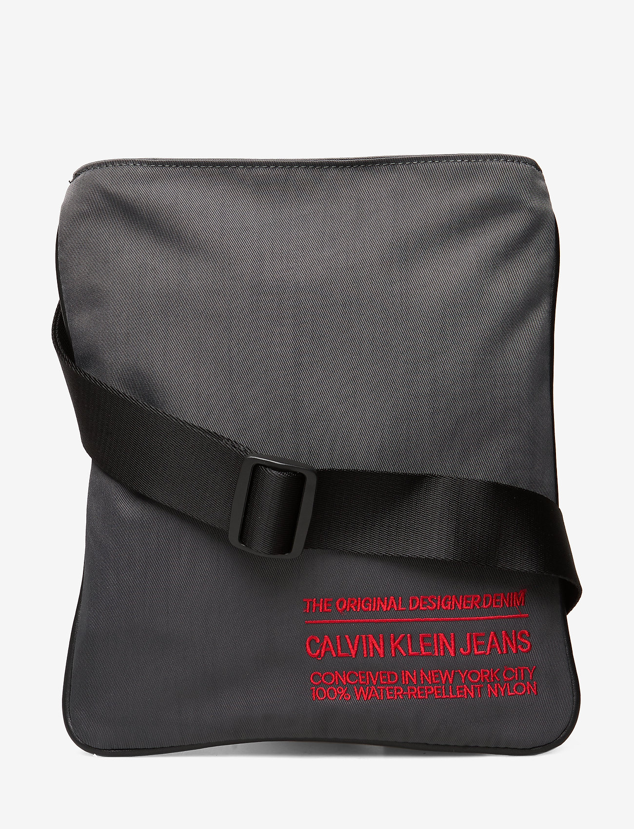 Calvin Klein - NYLON UTILITY CROSSB - grey pinestripe - 0