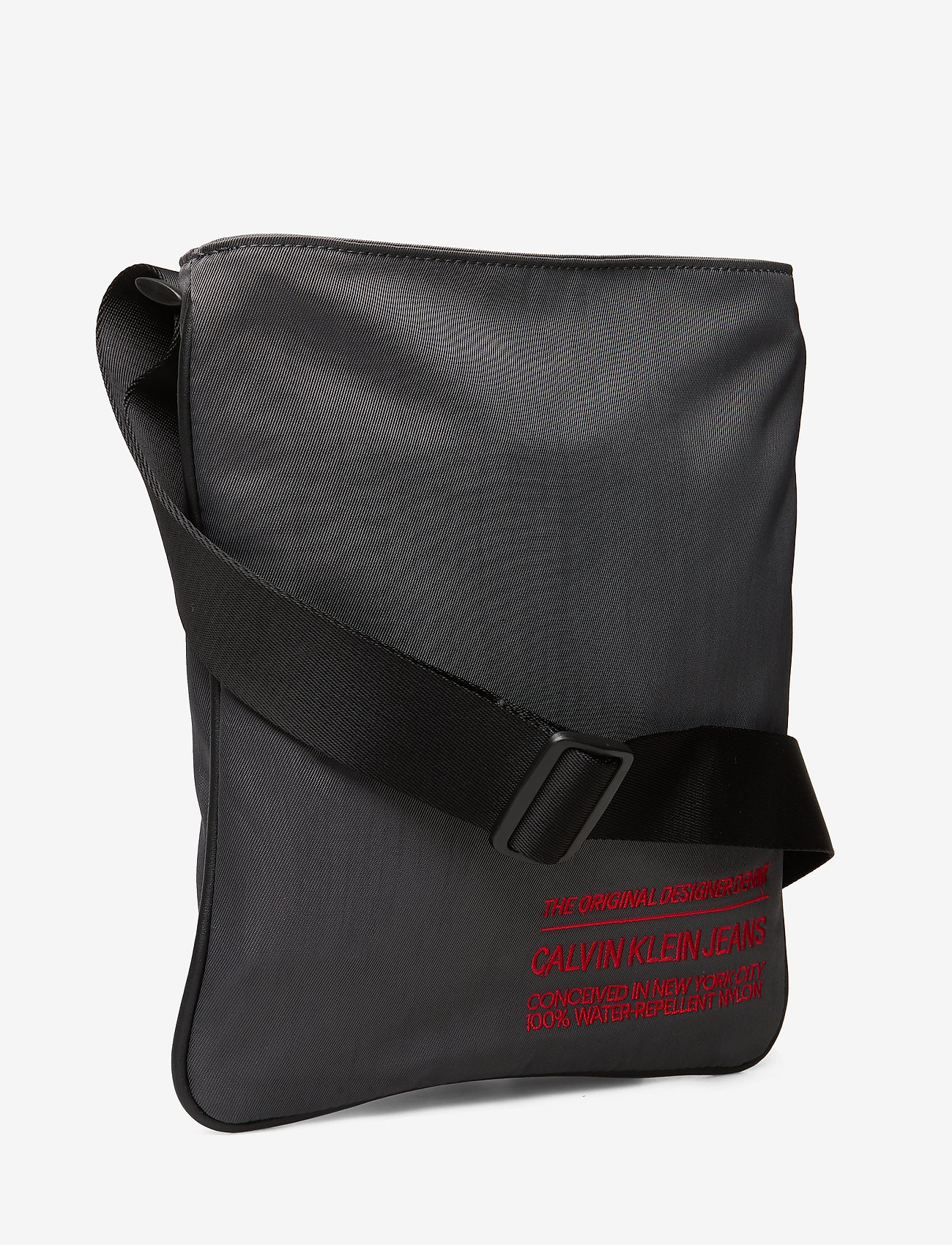 Calvin Klein - NYLON UTILITY CROSSB - grey pinestripe - 2