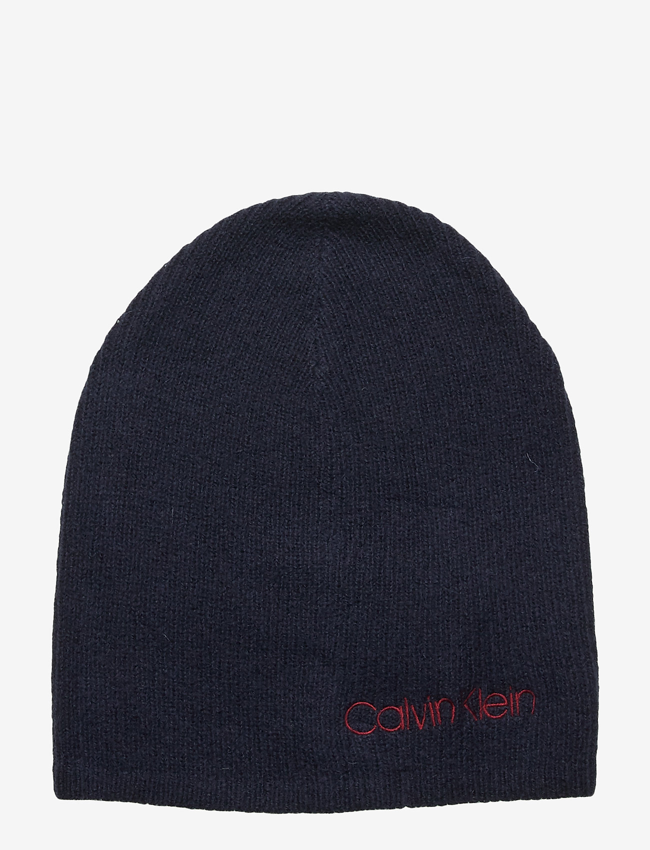 BOILED WOOL BEANIE - NAVY