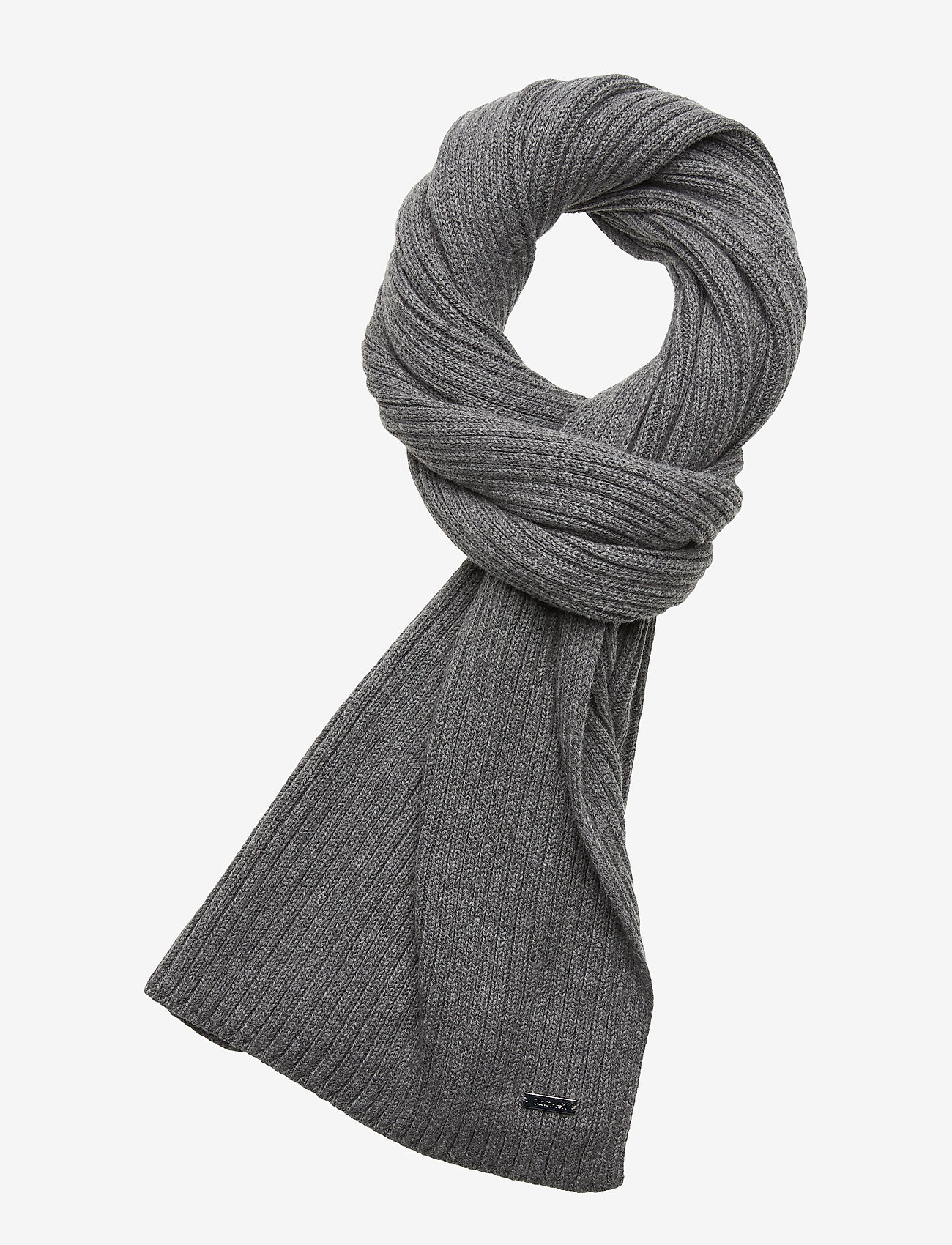 Calvin Klein - BASIC RIB SCARF - mid grey heather - 0