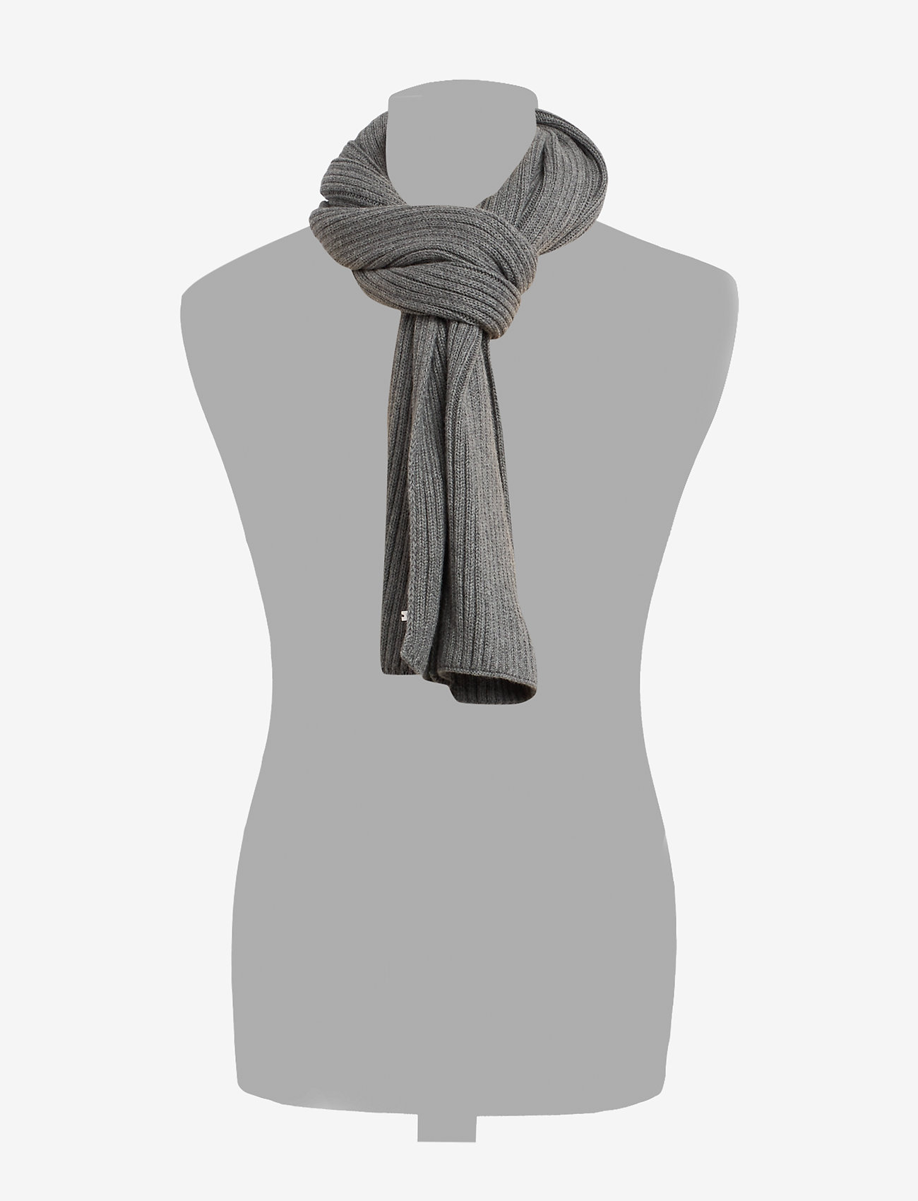 Calvin Klein - BASIC RIB SCARF - mid grey heather - 1