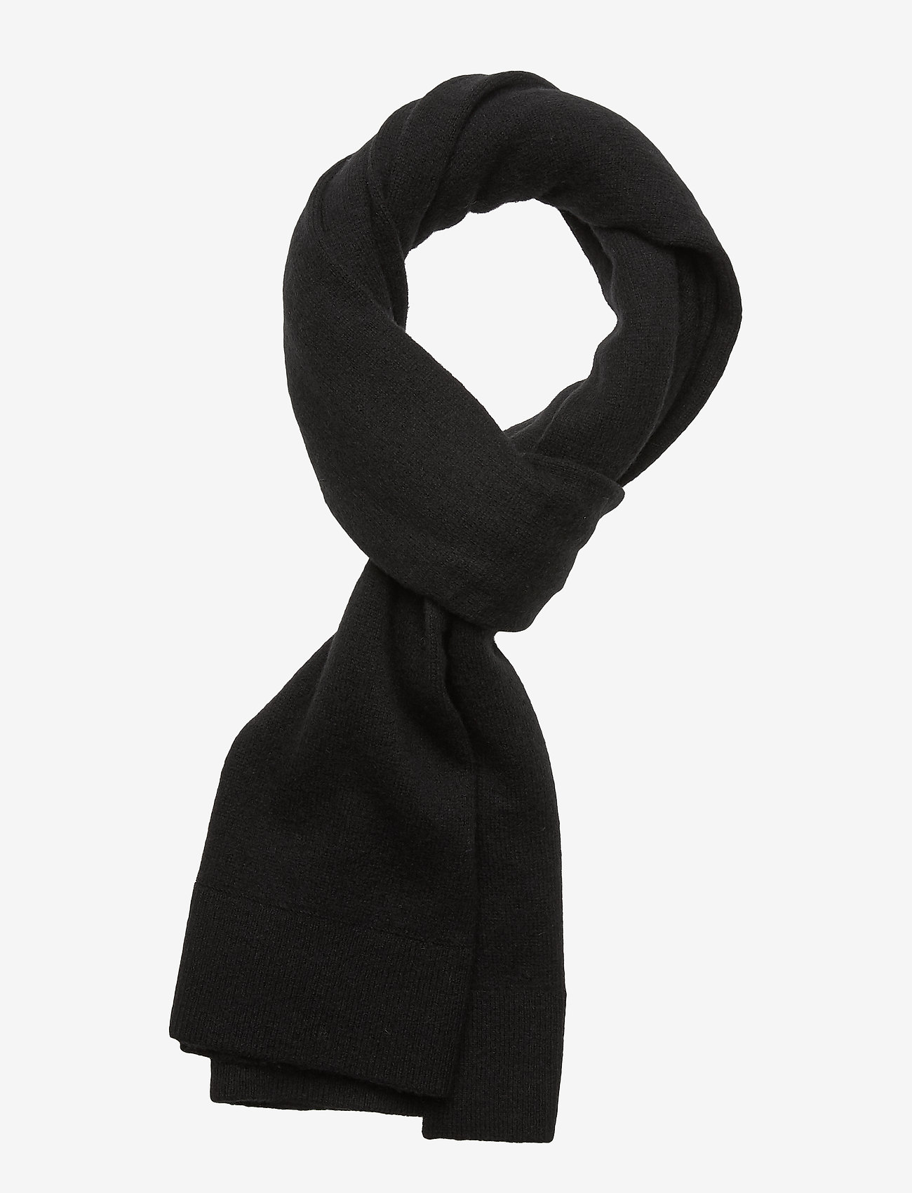 Calvin Klein - BOILED WOOL SCARF - black - 0