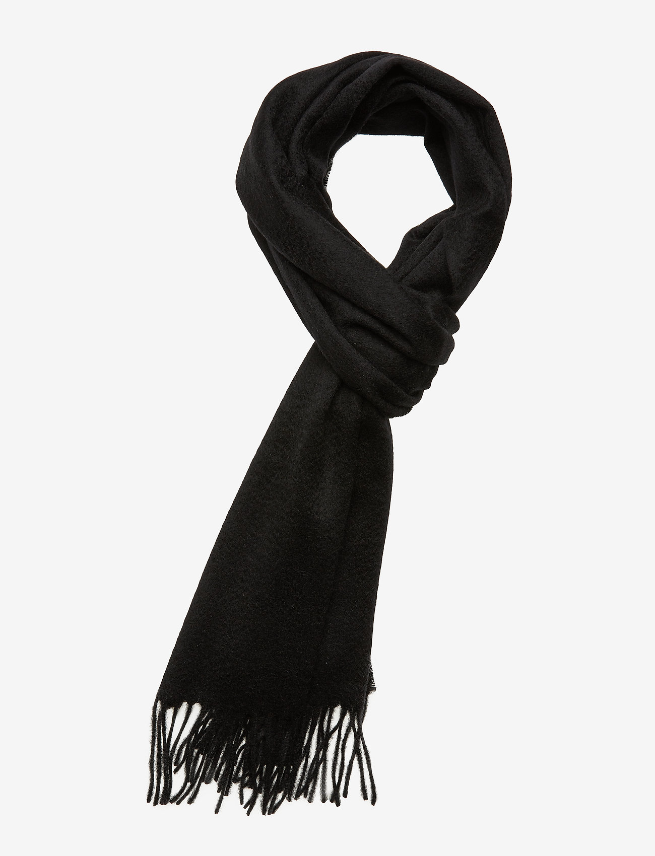 CLASSIC WOOL SCARF - BLACK