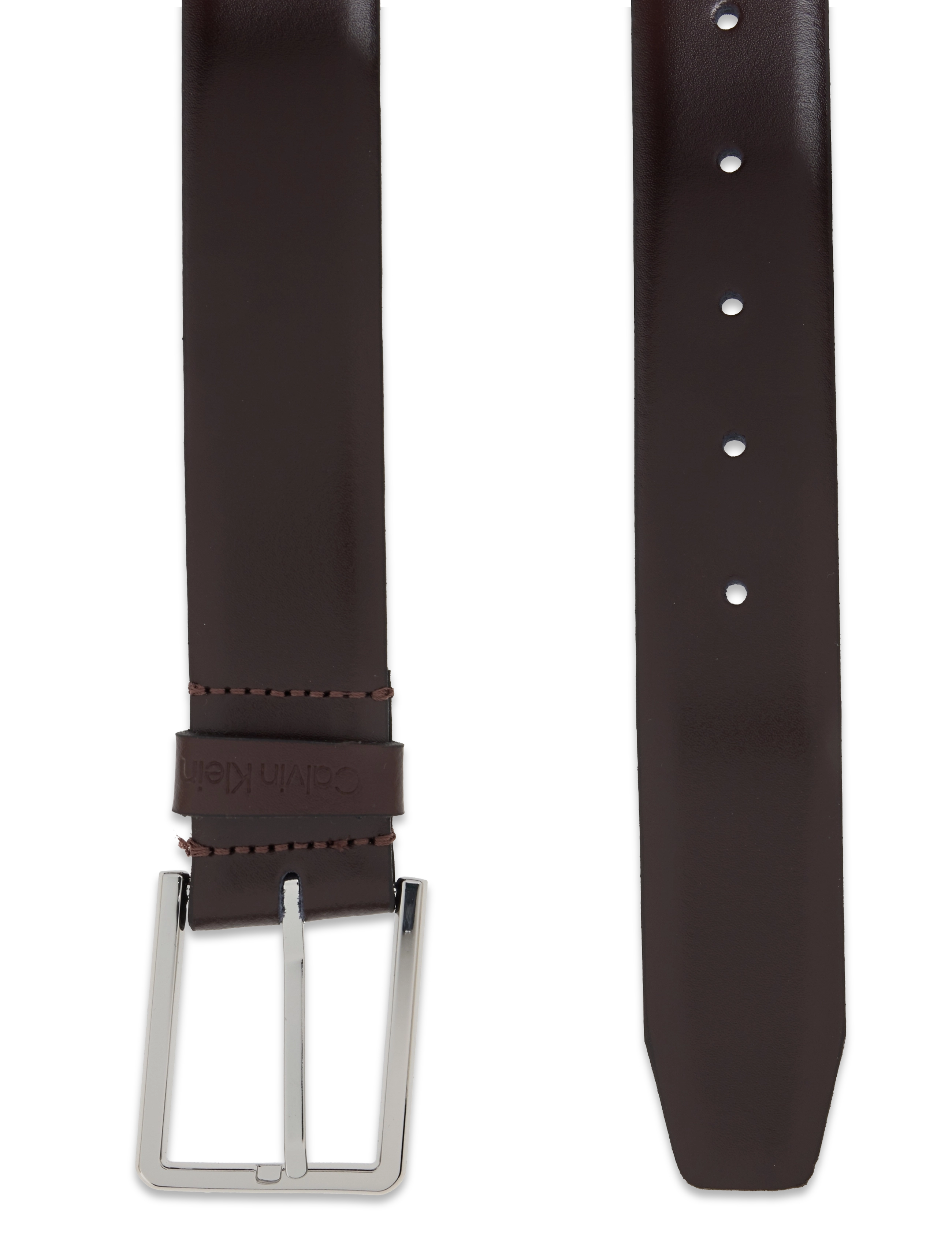 Calvin Klein - 3.5CM BOMBED BELT - dark brown - 1