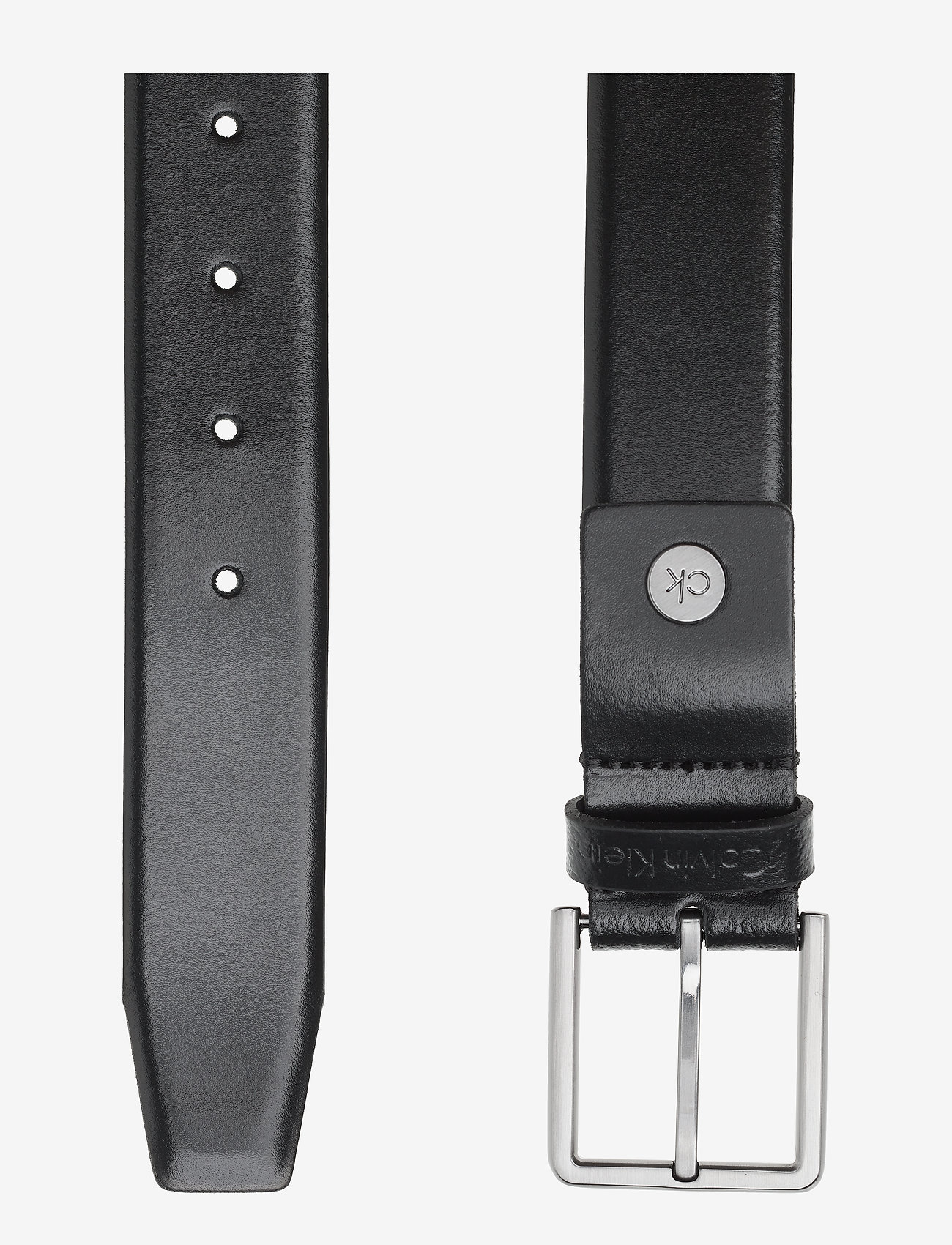 Calvin Klein - 3.5CM ADJ.BOMBED BELT - black - 1