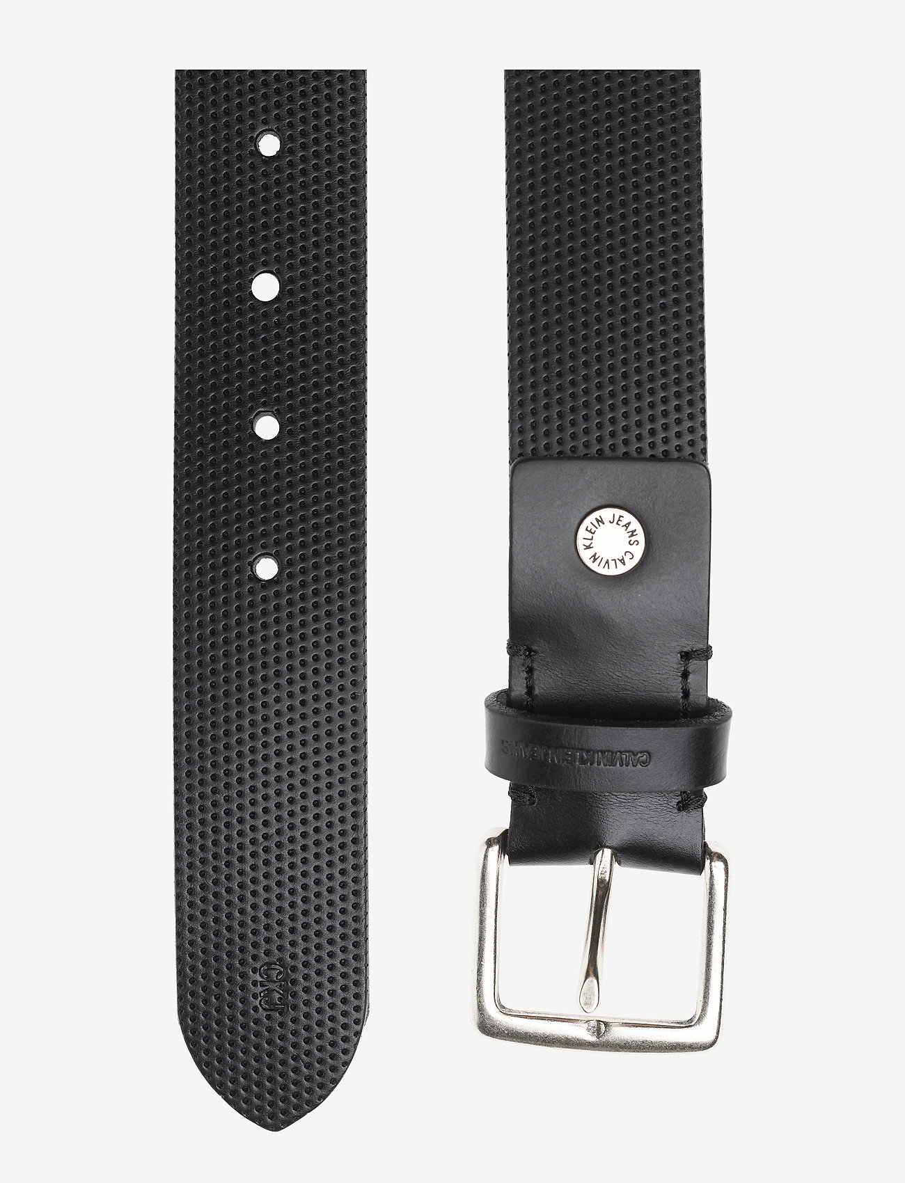 Calvin Klein - J ADJUSTABLE LEATHER BELT 3.5CM - black - 1