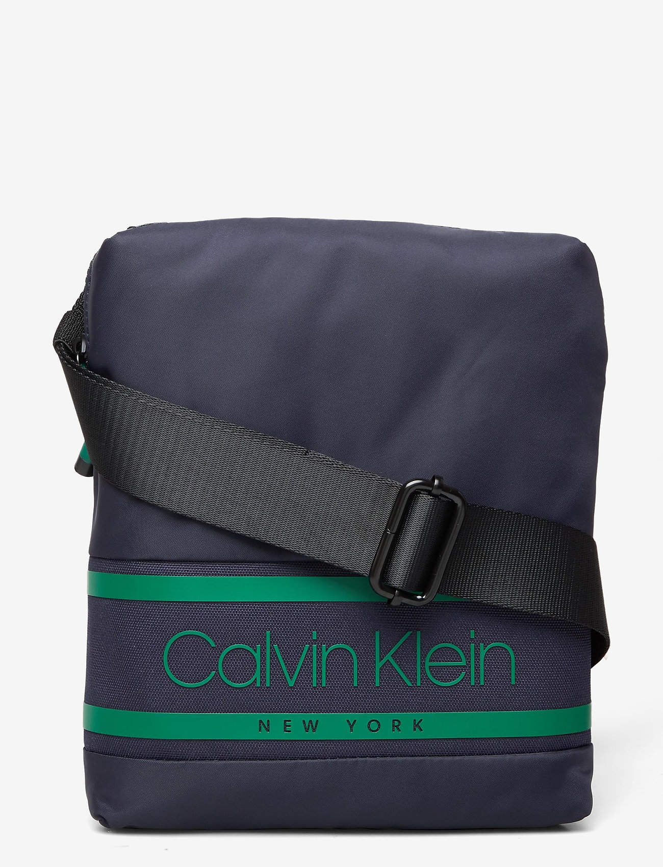 STRIPED LOGO FLAT CR - CK NAVY