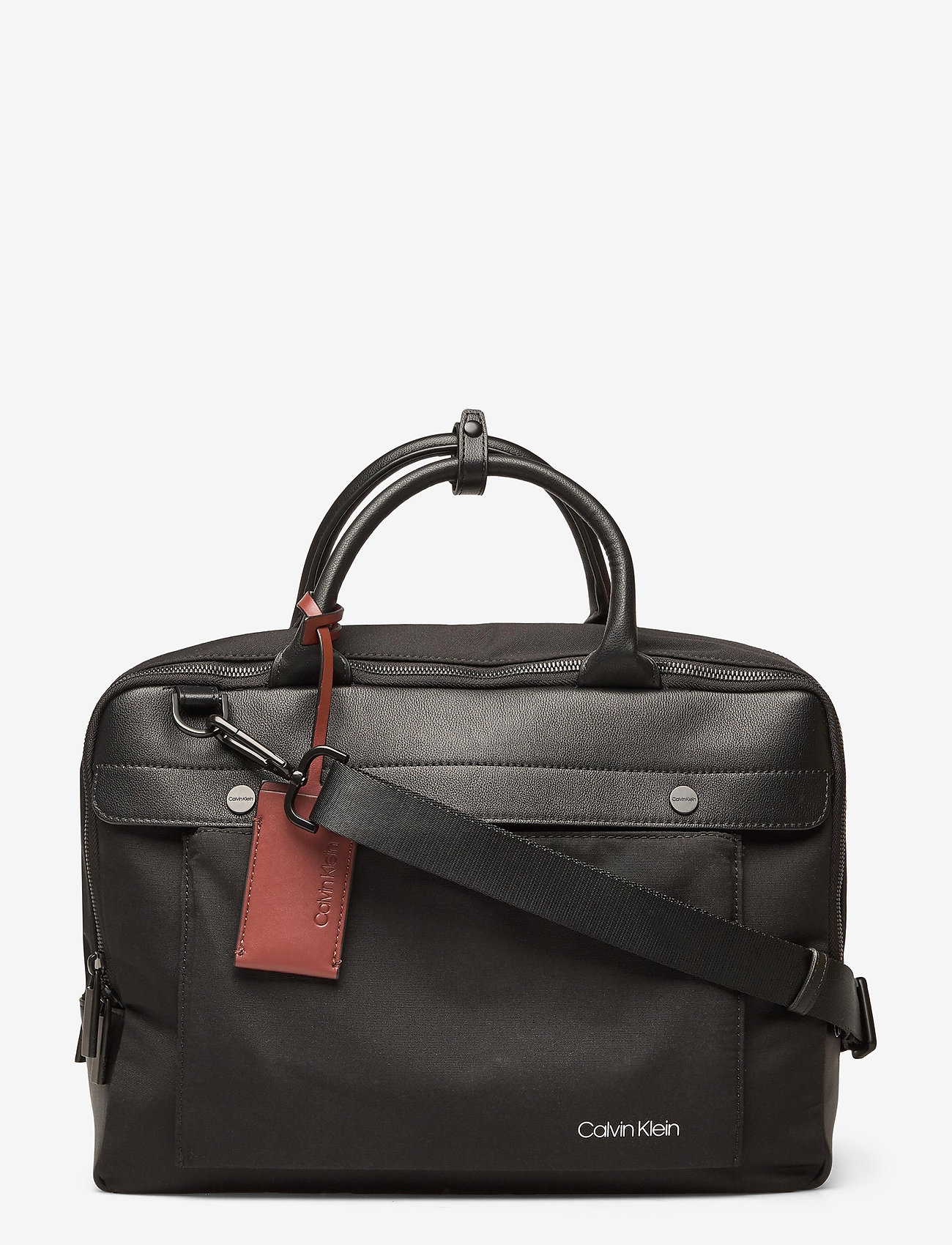 Calvin Klein - CK UNITED NYLON 2G LAPTOP BAG - ck black - 0