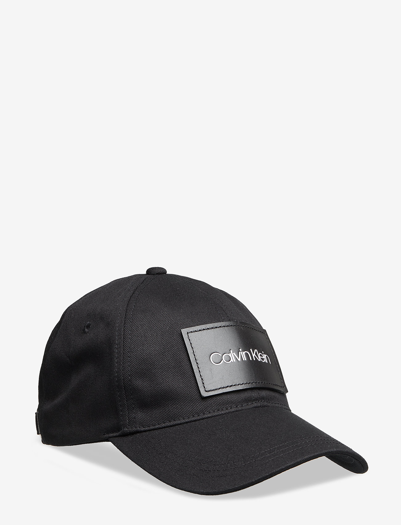 Calvin Klein - LEATHER PATCH BB CAP - ck black - 0