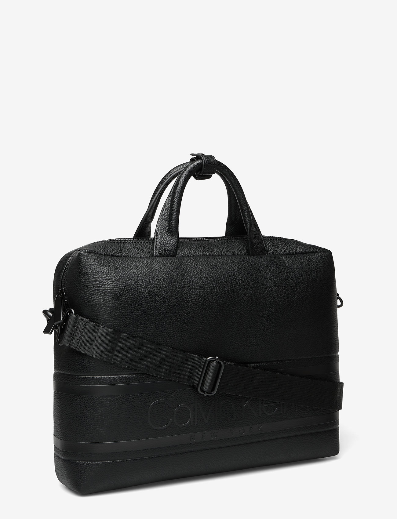 Calvin Klein - STRIPED LOGO PU LAPT - ck black - 2