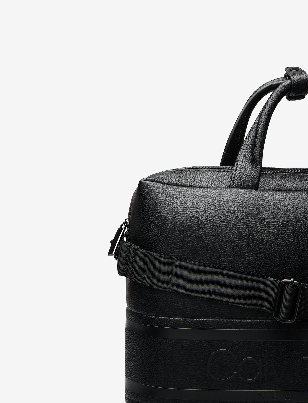 Calvin Klein - STRIPED LOGO PU LAPT - ck black - 3