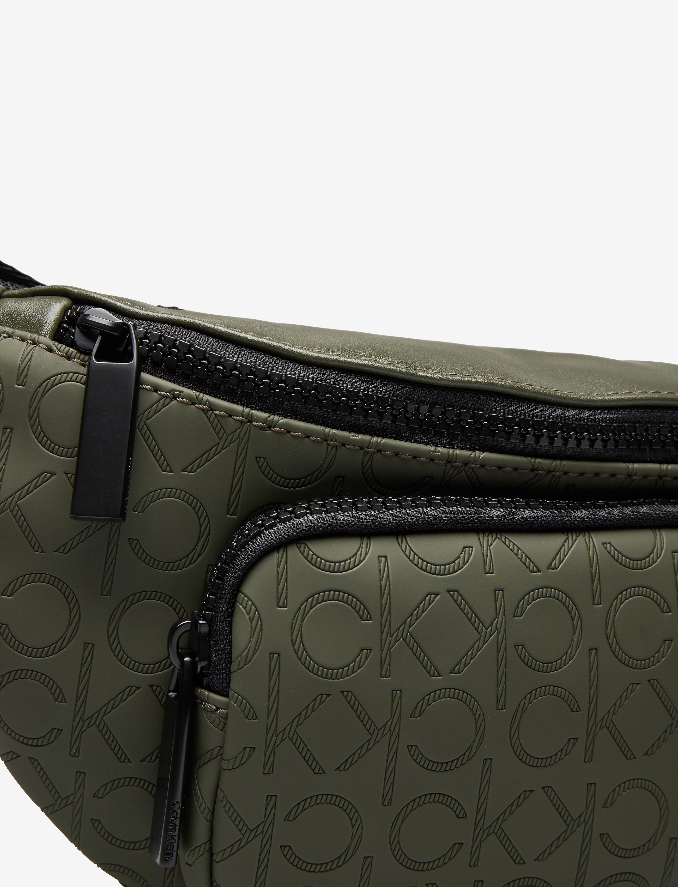Calvin Klein - MONO BLEND WAISTBAG - dark olive - 3