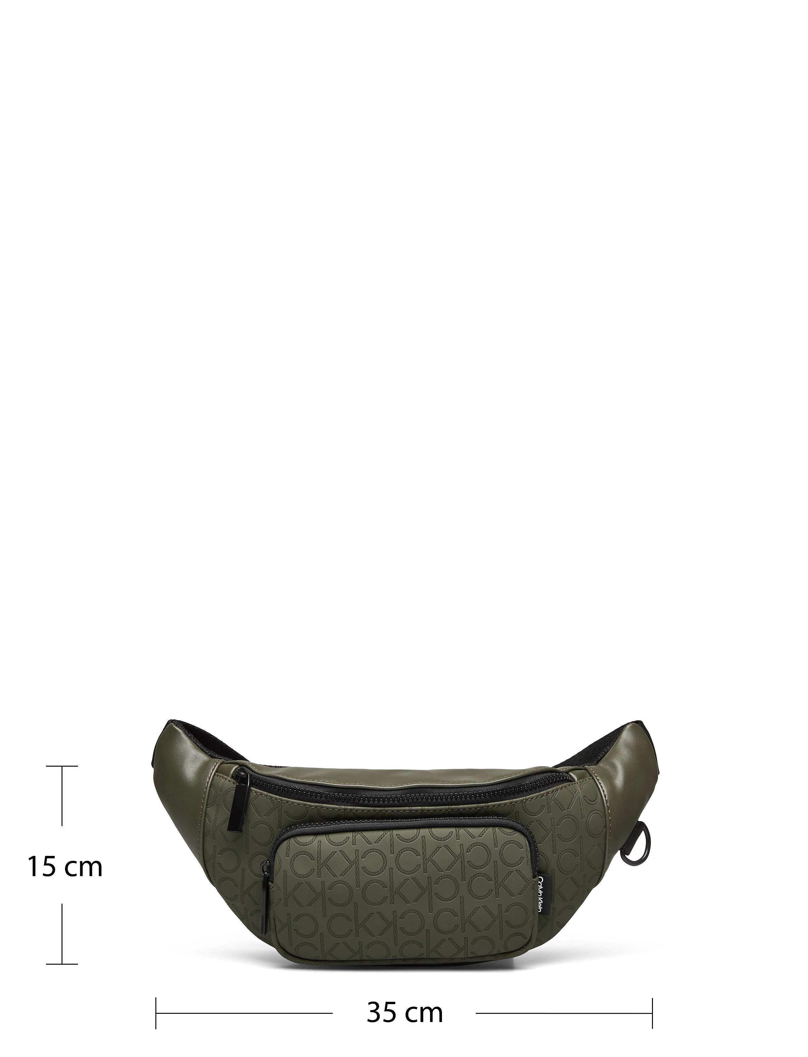 Calvin Klein - MONO BLEND WAISTBAG - dark olive - 5