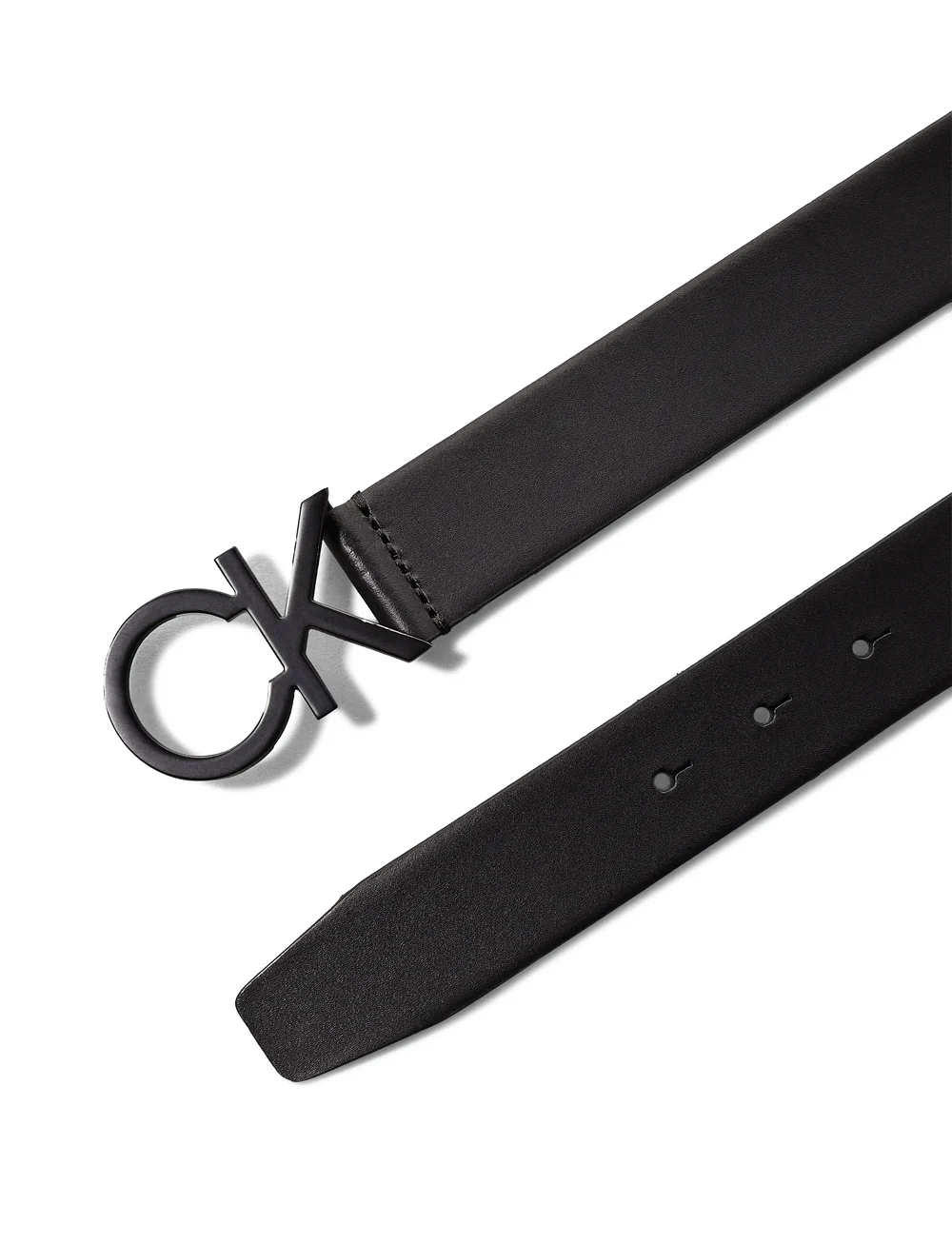 Calvin Klein - CK BUCKLE BELT BLACK 35MM - classic belts - black - 3
