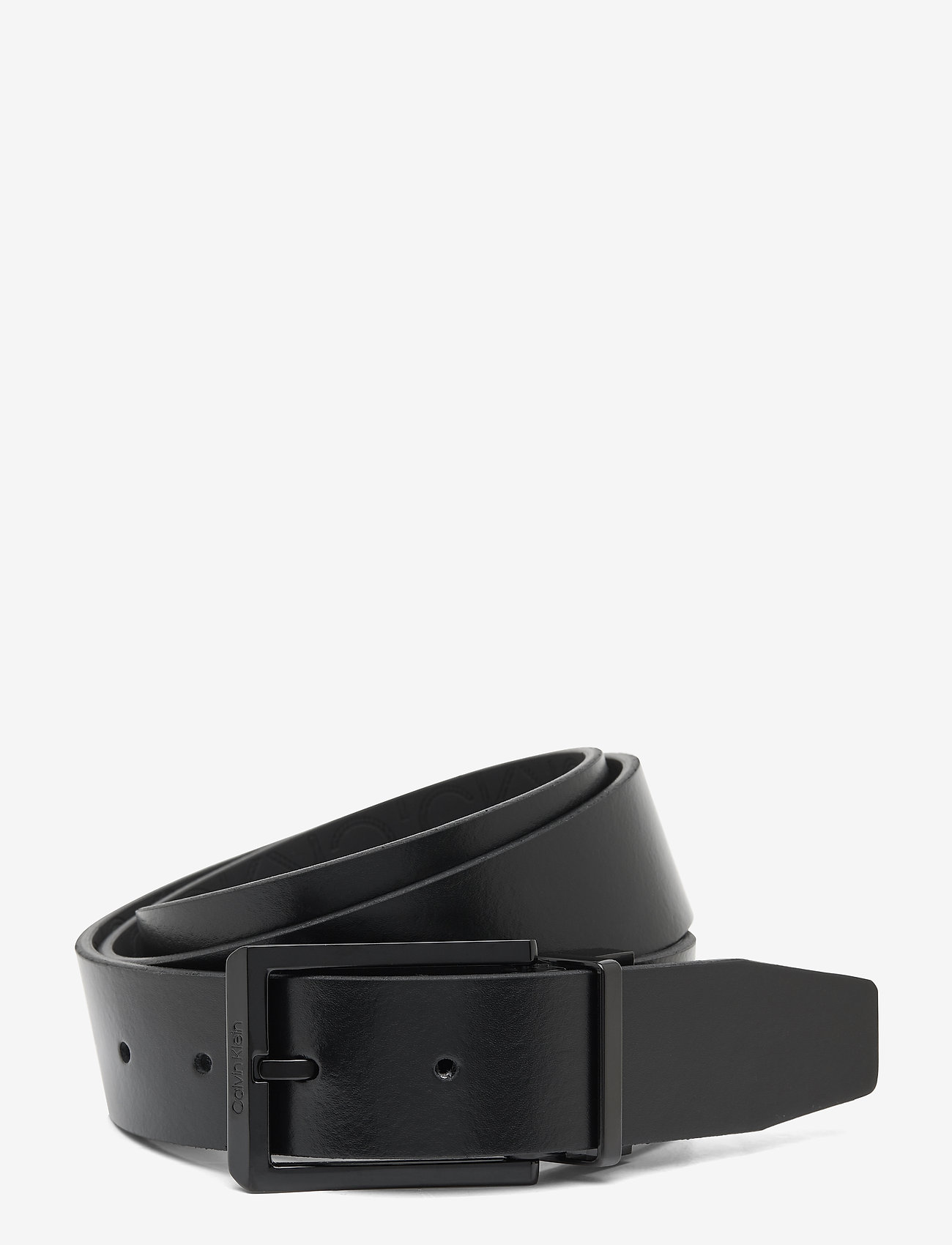 Calvin Klein - 35MM ADJ/REV SKIVED BUCKLE MONO - black / mono - 0