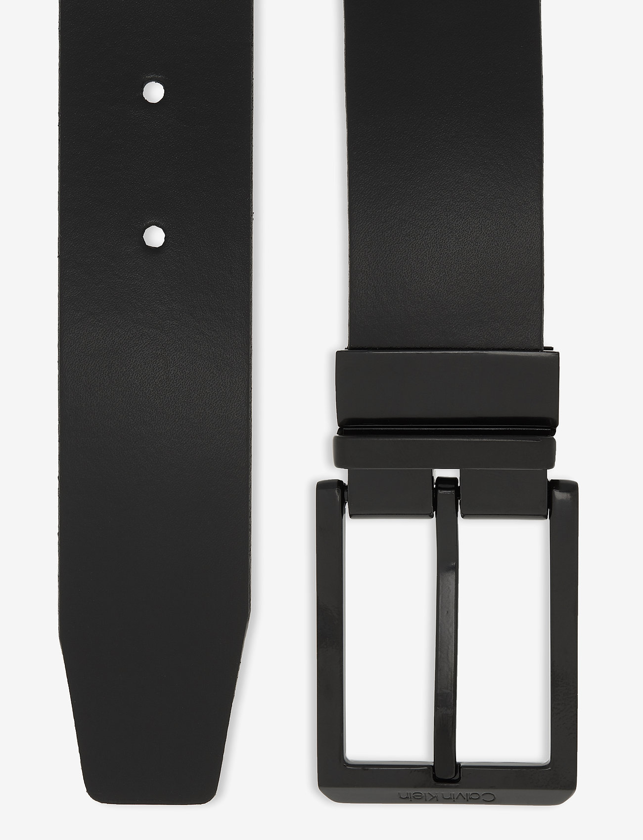 Calvin Klein - 35MM ADJ/REV SKIVED BUCKLE MONO - black / mono - 1