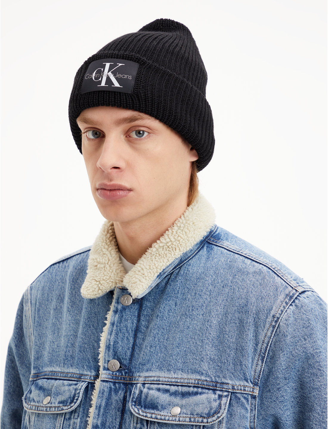 Calvin Klein Monologo Patch Beanie Hats Boozt