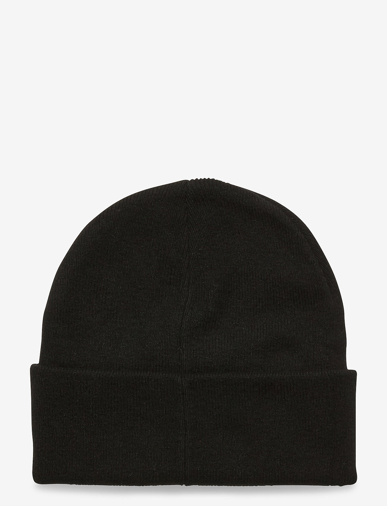 Calvin Klein - MONOLOGO PATCH NON-RIB BEANIE - black - 1