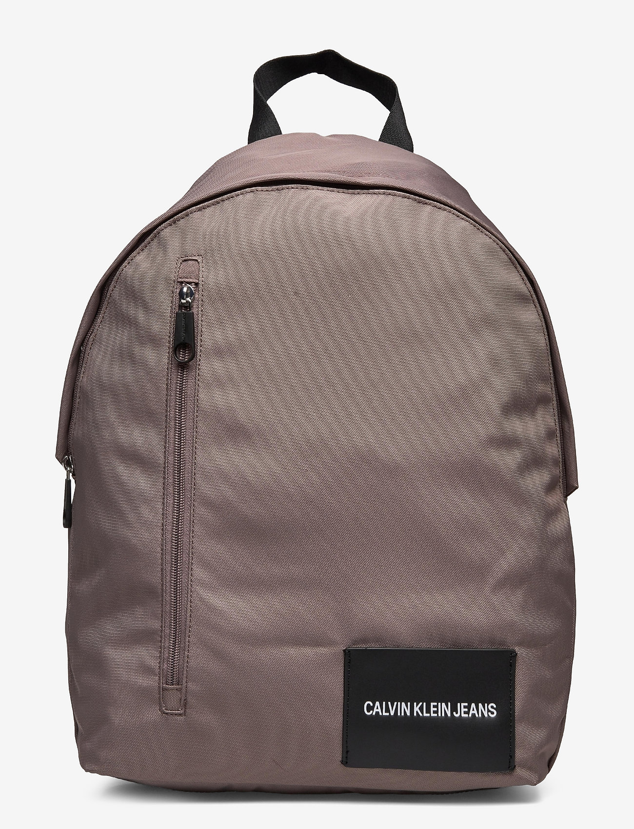 ROUND BP 43W/FRONT ZIP - DUSTY BROWN