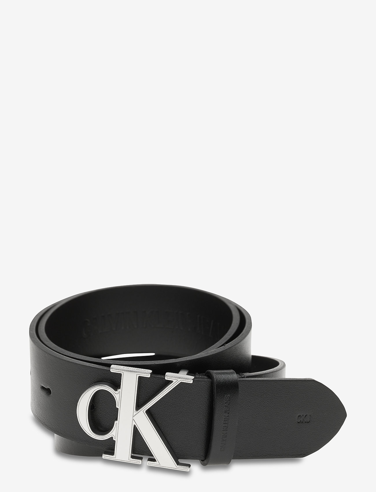 Calvin Klein - LOGO TEXT SM LTH 35 MM - black - 0
