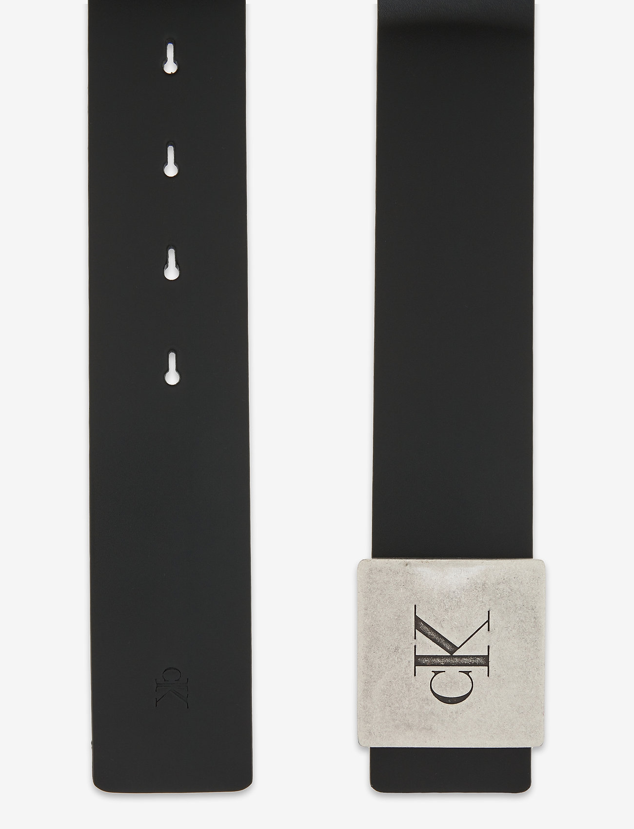 Calvin Klein - SQUARE PLAQUE REV BELT 38MM - black / bitter brown - 1