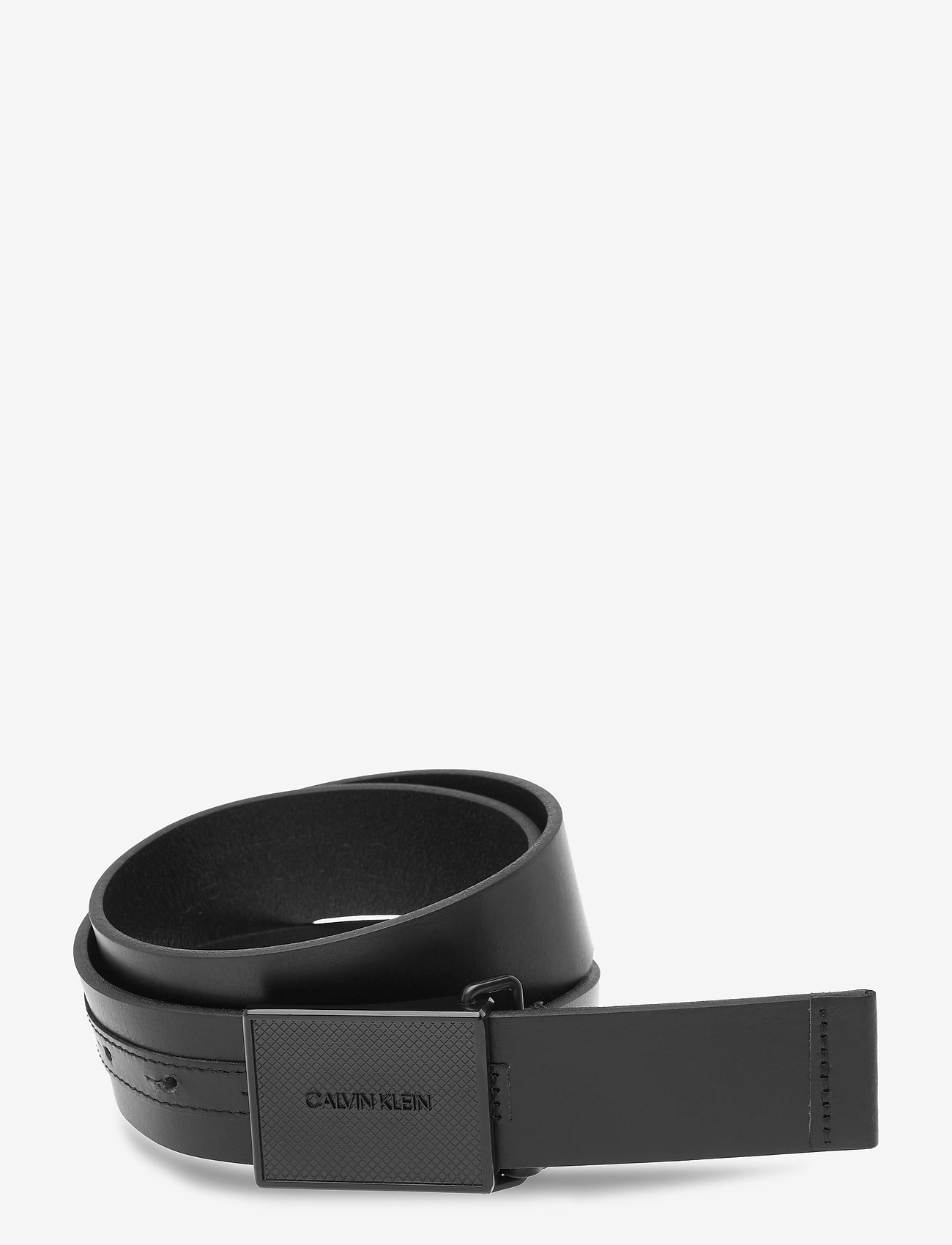 Calvin Klein - PIQUE METAL PLAQUE TONAL 35MM - ck black - 0