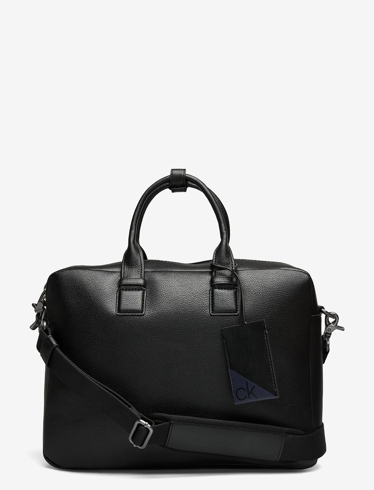 Calvin Klein - LAPTOP BAG W/ PCKT - ck black - 0