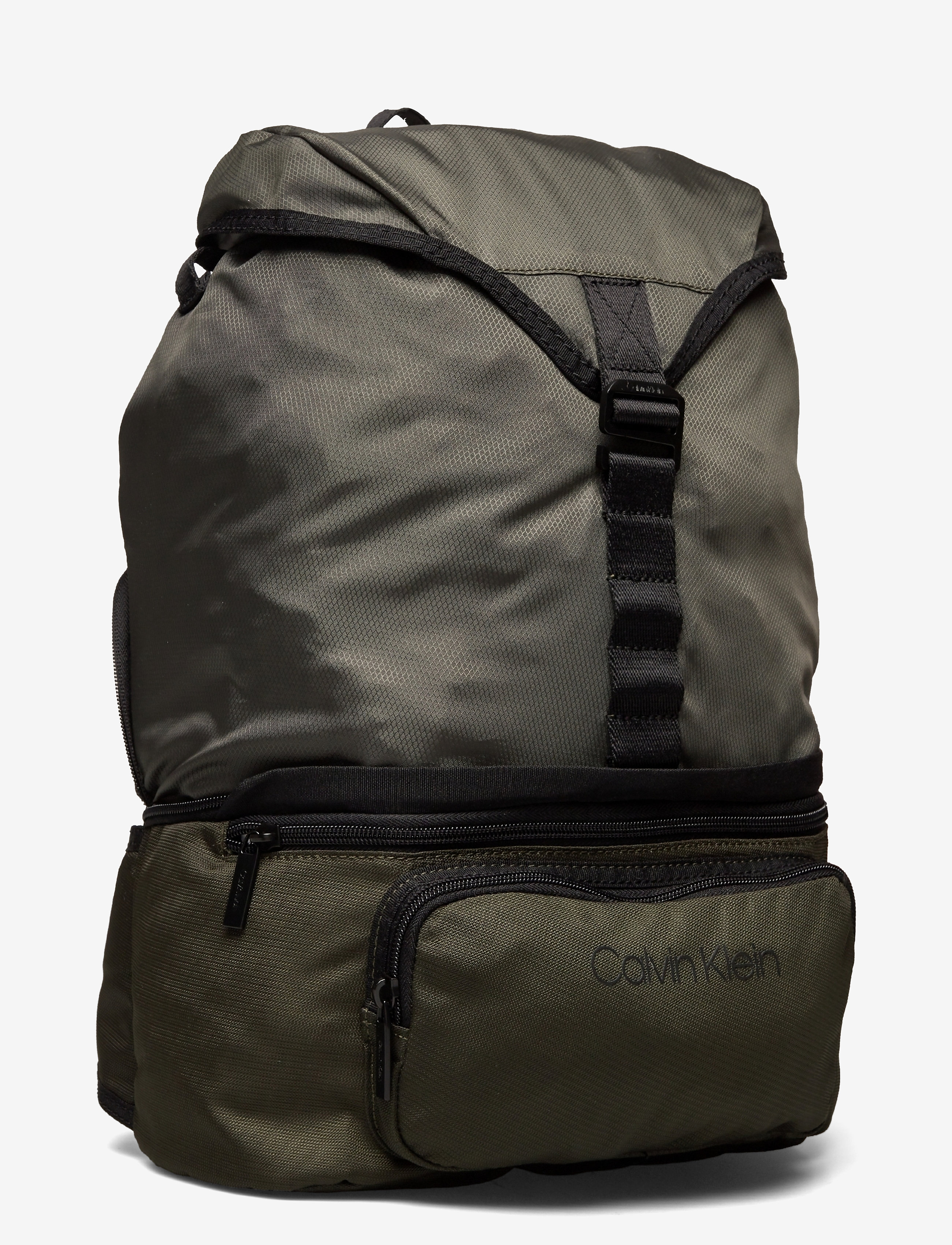 Calvin Klein - 2 IN 1 BP/WAISTBAG - dark olive - 2